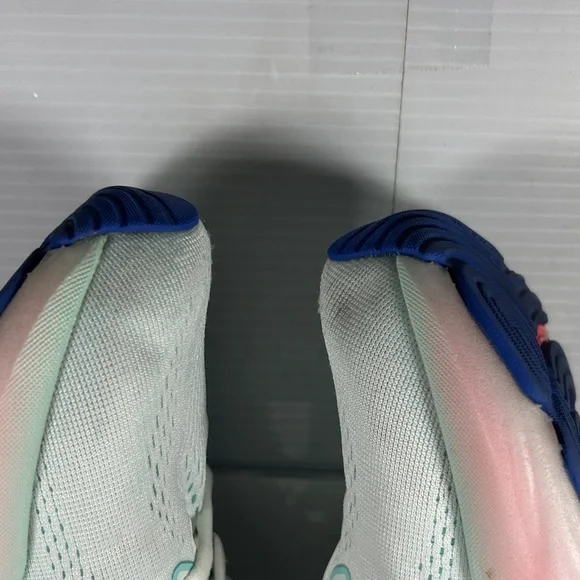 Brooks Glycerin 22 Women's 7D wide shoe Athletic Shoes - White and Blue B1 - Picture 7 of 9